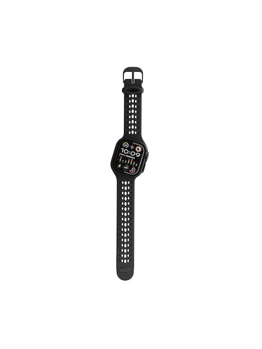 Decoded Silicone Strap Ares O Apple Watch 44 To 49mm Black