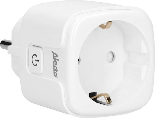 Alecto Смарт Wi-Fi Контакт Smart-plug10 16A 3680W Бял