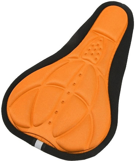 Edman Avx-rw5d Universal Gel Seat Cover Bicycle Orange
