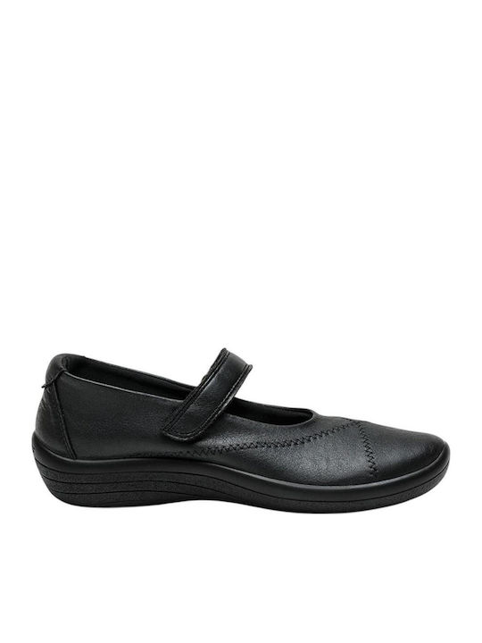 Anatomic Fabric Ballerinas Black