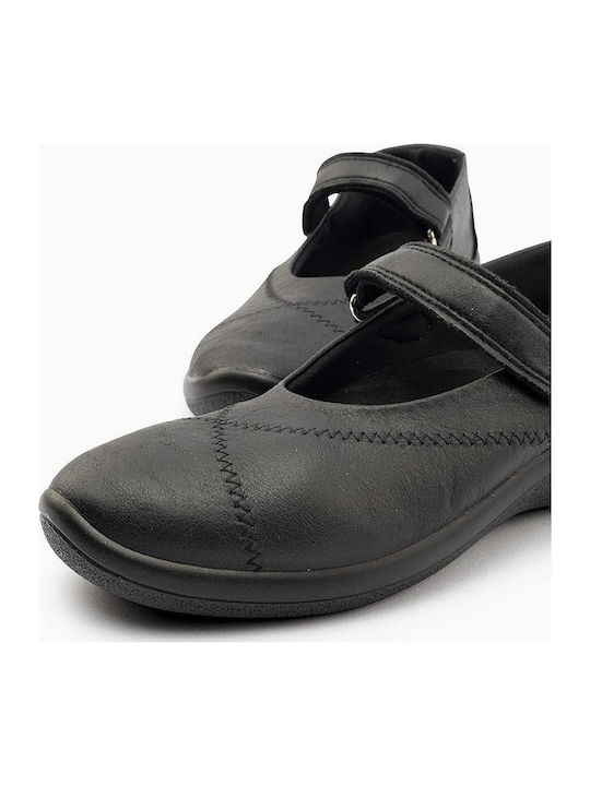 Anatomic Fabric Ballerinas Black