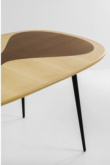Petal Τραπεζαρίας Καφέ 150x90x76εκ.
