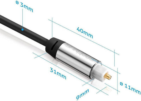 Sentivus Toslink Male Male Cable 5.0m