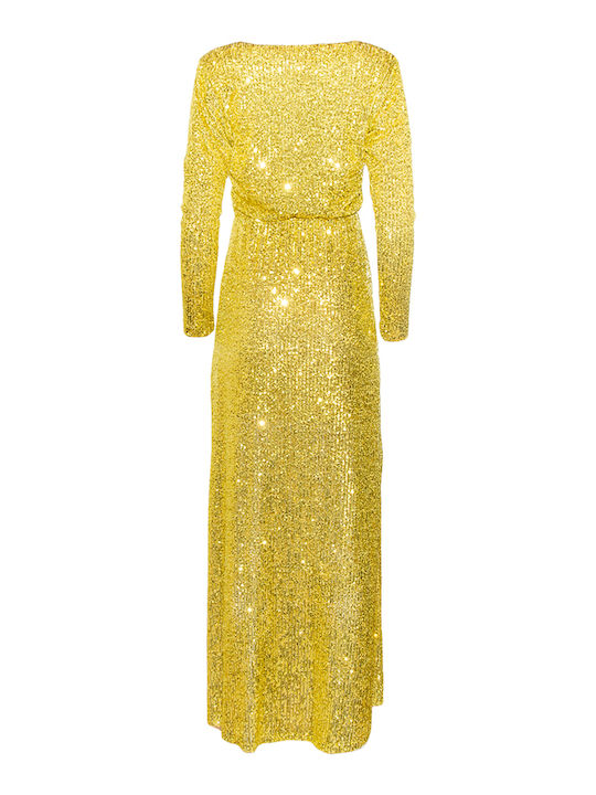 Rochie Maxi De Seară Galbenă