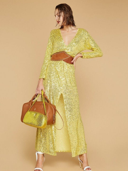 Rochie Maxi De Seară Galbenă
