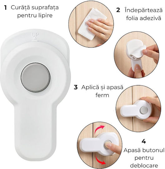 Kidizi Siguranță pentru cuptor Montaj simplu din Plastic 1buc