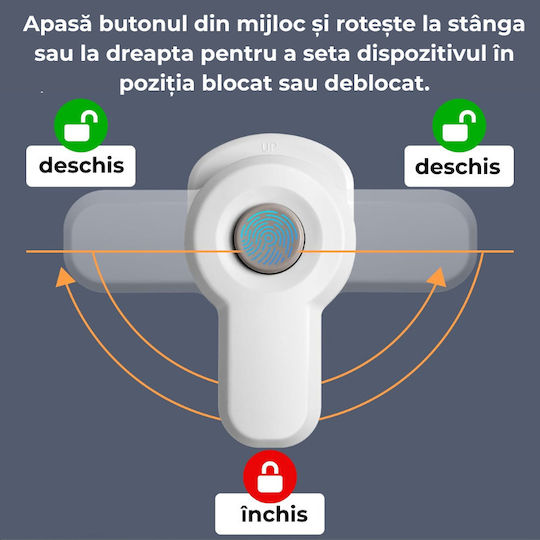 Kidizi Siguranță pentru cuptor Montaj simplu din Plastic 1buc