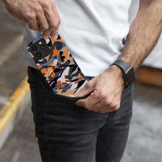 Калъф Sonique Camouflage Army Series Oppo Reno14 5G Оранжев