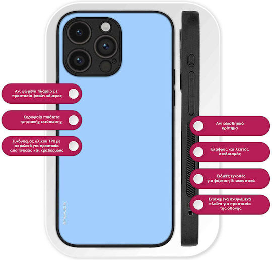 Husă Sonique Colorbloc Series Oppo Reno14 5G Turcoaz
