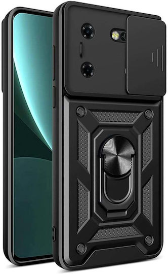 Umschlag Rückseite Schwarz (Realme 5 Pro)