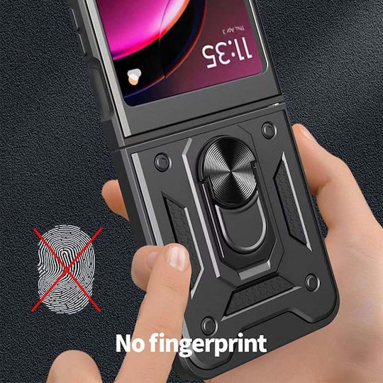 Magnetic Umschlag Rückseite Schwarz (Razr 50 Ultra)