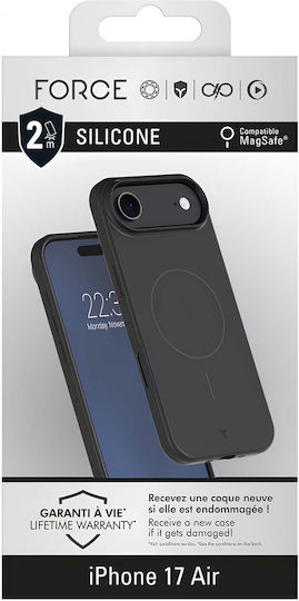 Force Case Magsafe Case Iphone Air In Shockproof Silicone Black