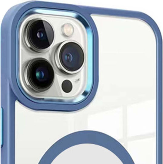 Jaym Stoßstangenhülle für iPhone 17 Pro Max Magsafe Stoßfest Blau
