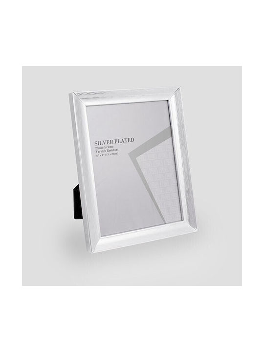 Metallic Photo Frame With Silver Frame