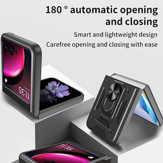 Magnetic Back Cover Μαύρο (Razr 50)