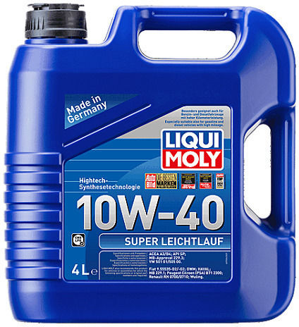 Liqui Moly Super Leicht­lauf Συνθετικό Λάδι Αυτοκινήτου 10W-40 4lt