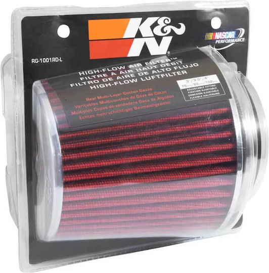 K&N Φιλτροχοάνη Ανοιχτού Τύπου 76x89x102-140 Universal 1τμχ