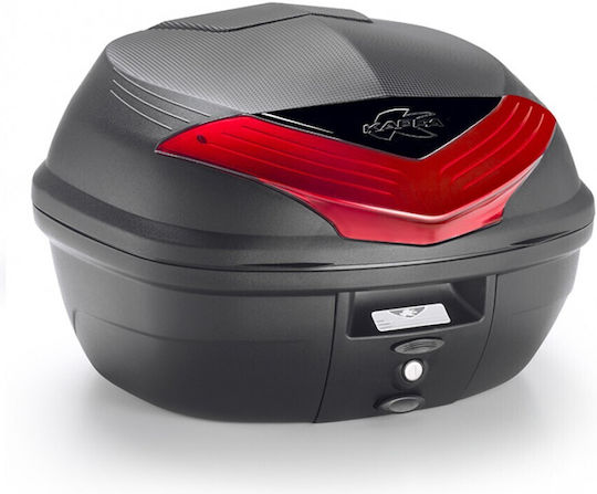 Kappa Moto Monolock Μπαγκαζιέρα Μοτοσυκλέτας 35lt Μαύρη