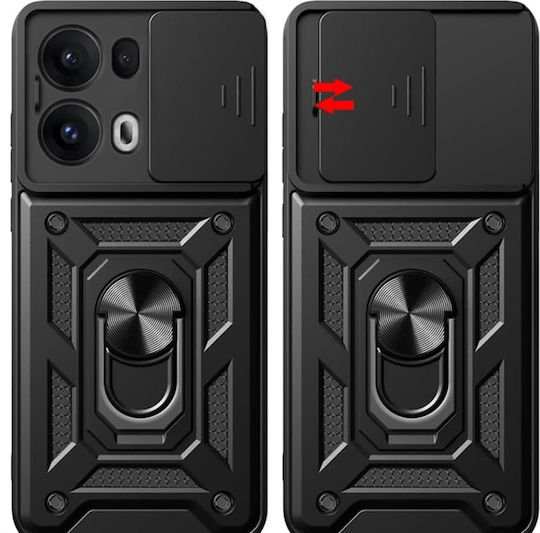 Magnetic Back Cover Black (Oppo Reno13 Pro)