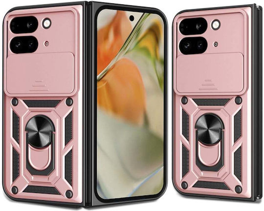 Magnetic Umschlag Rückseite Rosa (Google Pixel 9 Pro Fold)