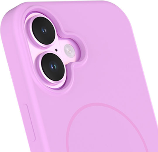 Force Case Magsafe Case Iphone 17 In Ultra-resistant Silicone 2m Light Purple