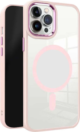 Jaym Stoßstangenhülle für iPhone 16 Pro Magsafe Shockproof Rosa