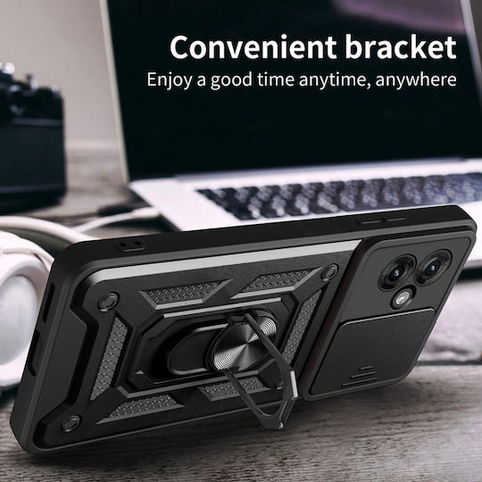 Magnetic Back Cover Albastru (Moto G55)