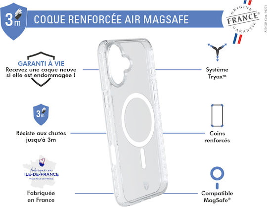 Force Case Case Iphone 16 Magsafe Reinforced Air Tryax 3m Ofg System Sienna