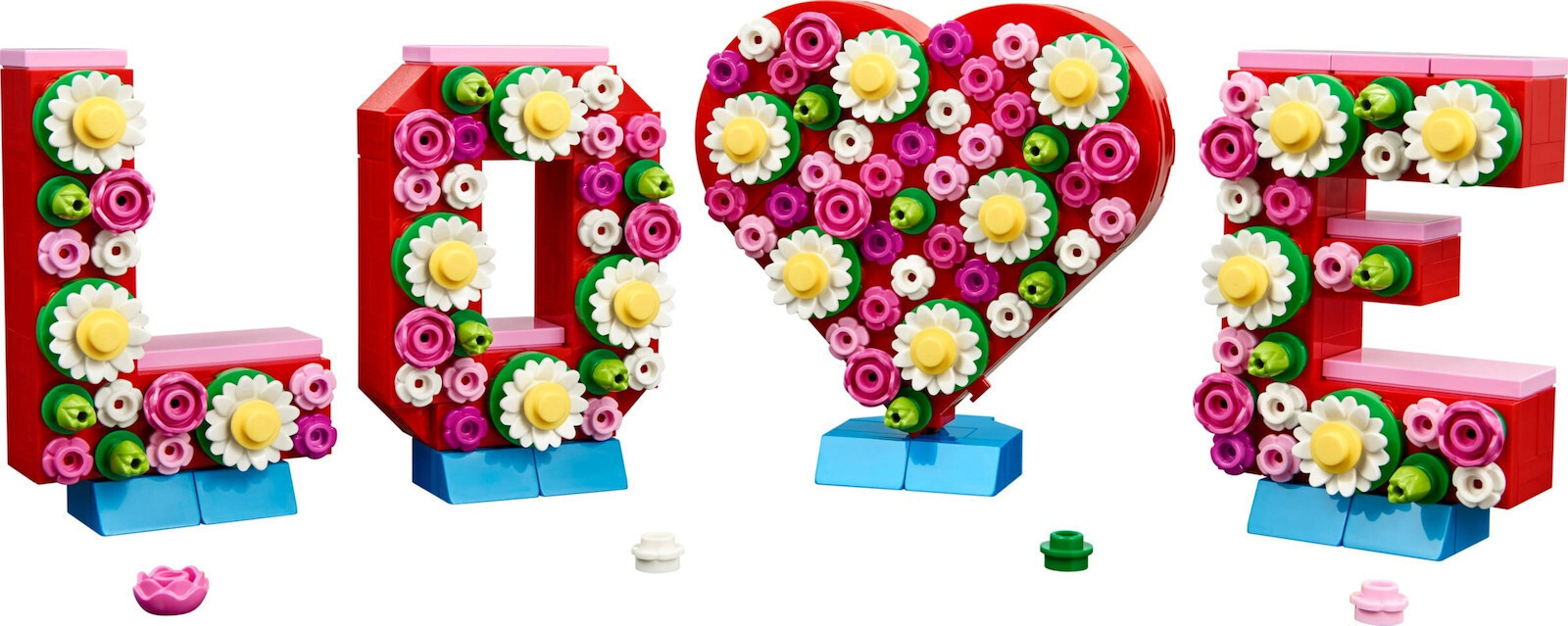 LEGO Cuburi de Construit Love Letters Valentine's Day pentru 8+