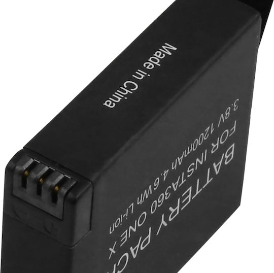 Avizar Battery Insta360 One X Camera Li-ion 3.8v 1200mah 4.6wh Black