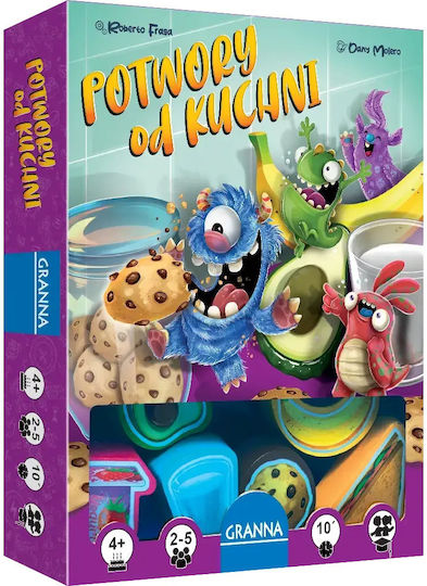 Board Game Monsters Behind the Scenes for 2-5 Players 4+ Years Old (PL) Granna
