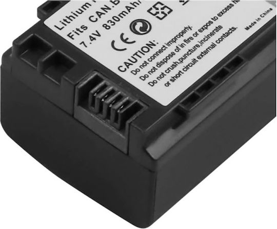 Avizar Baterie 7.4v 830mah Pentru Cameră Video Compatibilă Canon Bp-808 Bp-807 Neagră