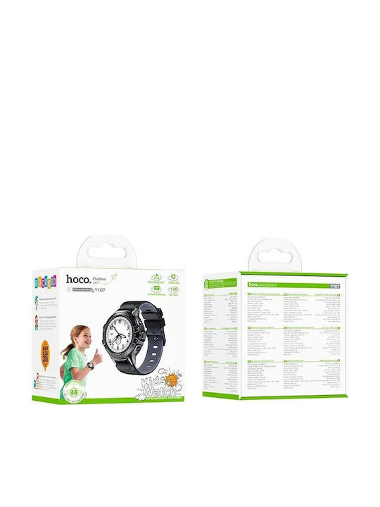 Hoco Kinder-Smartwatch 4G mit GPS und Kamera Schwarz