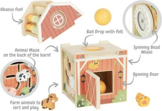 Tooky Toys Παιχνίδι Ταξινόμησης Σχημάτων από Ξύλο