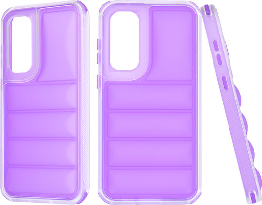Techsuit Wave Umschlag Rückseite Transparent (Galaxy S23 FE)