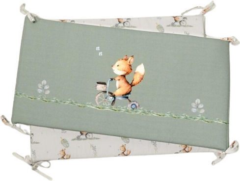 Baby Oliver Crib Bumpers Classic Inside Mint 34cm