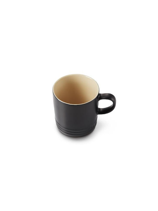 Le Creuset Κούπα Κεραμική Μαύρη 350ml