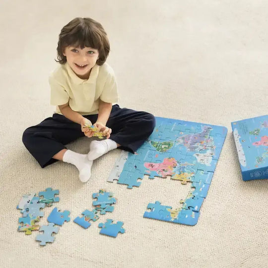 World Map Puzzle 2D