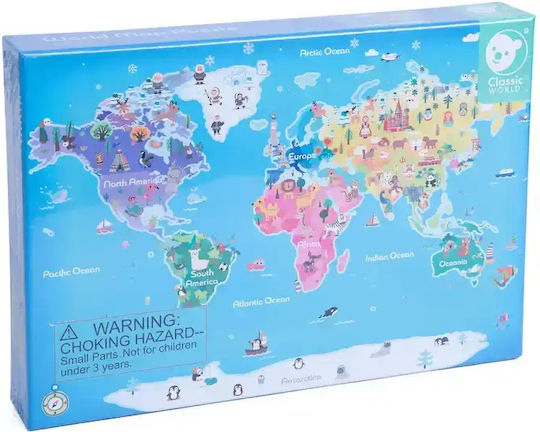World Map Puzzle 2D