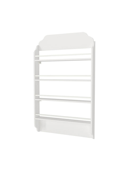 Bibliotecă pardoseală Lemn Alb
