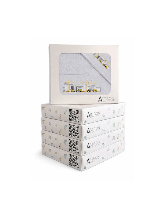 Astron Italy Set De Prosoape Pentru Bebeluşi 2 Piese Constructions 70x140cm