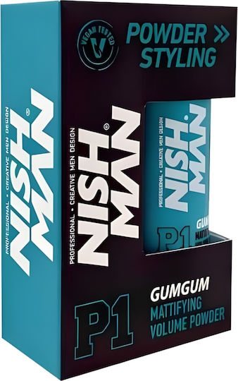 Пудра За Коса Nishman Mattifying Volume Powder P1 Light Hold Gum Gum