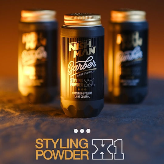 Πούδρα Μαλλιών Nishman Barber Mattifying Volume Powder X1 Light Control