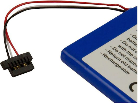 Avizar Battery Gps Mitac Mio C220 C250 3.7v 1250mah Li-ion Blue