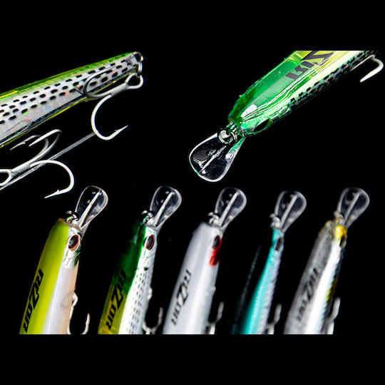 Rizor Jerky Minnow 140s 24g – Τεχνητό Minnow 14cm Τρεις Σαλαγκιές St-46 No4 Μακρινές Ρίψεις Ρεαλιστική Πλεύση #07 Flash Yellow