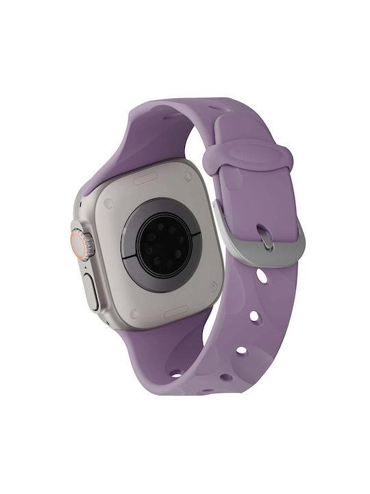 Decoded Ares Splice Band Apple Watch 38 To 42mm In Silicone Purple