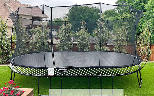 Springfree Jumpo Oval Батути На Открито 570x380см с Предпазна Мрежа