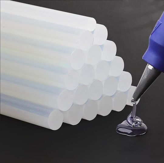 Hot Glue Gun Adhesive Refills Clear 30 Pieces 7mm Sticks