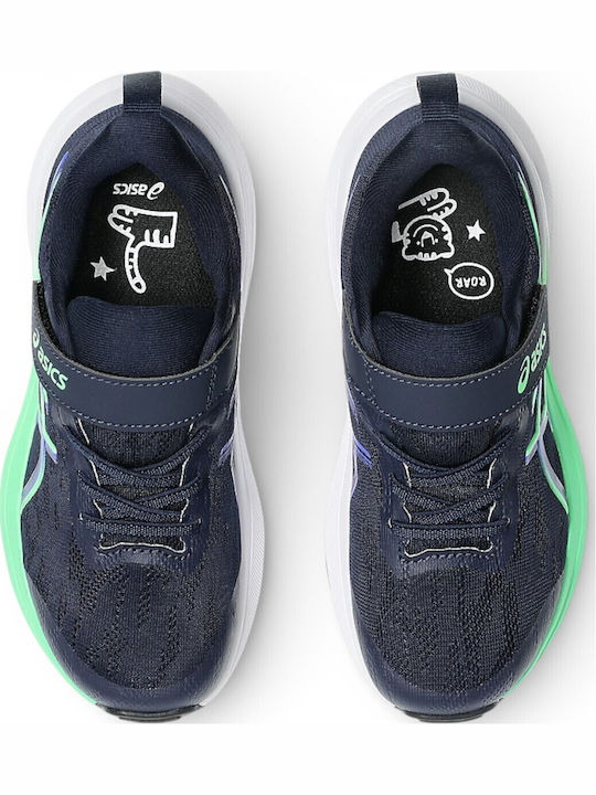 Gt-1000 Kids Sports Shoes Running with Hoop & Loop Closure Navy Blue