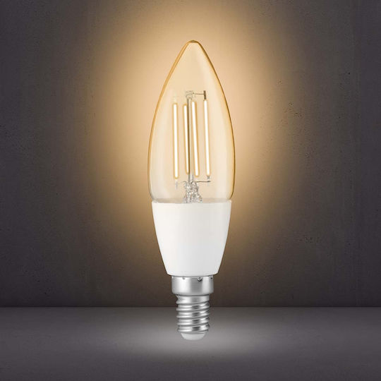 Alecto Smartlight130 Led Smart Filament Lamp 4.5w E14 Wi-fi Alecto Sienna